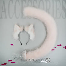 Load and play video in Gallery viewer, Handmade Tabby Cat Ears and Tail Set
