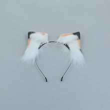 Load and play video in Gallery viewer, Handmade Tri-color Tabby Cat Ears and Tail Set
