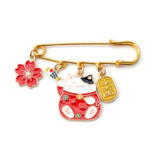 Load image into Gallery viewer, Cute Cats Brooch &amp; Clothes Pin
