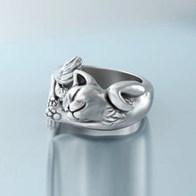 Load image into Gallery viewer, Meowvelous Silver Ring
