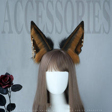 Load image into Gallery viewer, Anubis Ears Headband With Earrings
