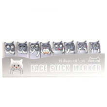 Load image into Gallery viewer, Mean Kitty Emoji Post It
