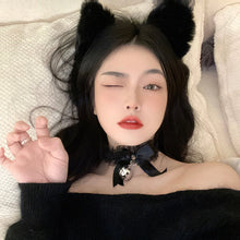 Load image into Gallery viewer, FREE - Handmade Kitten Ears Headband &amp; Choker Set
