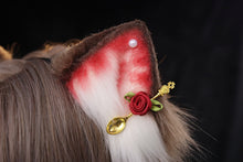 Load image into Gallery viewer, Rosy Cat Ears Headband

