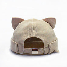 Load image into Gallery viewer, Winter Corduroy Docker Cat Ear Hat
