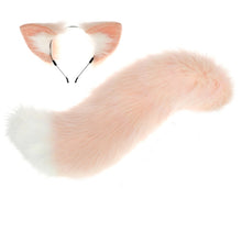 Load image into Gallery viewer, Handmade Fur Ear &amp; Tail Set
