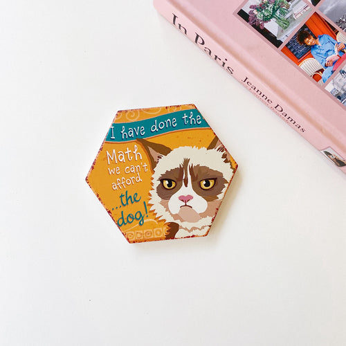 Mischievous Cat Ceramic Coasters