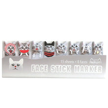 Load image into Gallery viewer, Mean Kitty Emoji Post It
