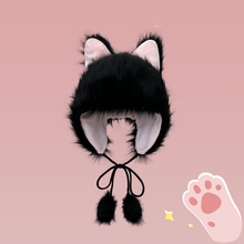 Load image into Gallery viewer, Ragdoll Winter Cat Ears Hat
