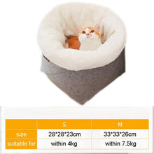 Load image into Gallery viewer, Playful Meow - 2-in-1 Detachable Felt and Wool Cozy Cat Bed- Review
