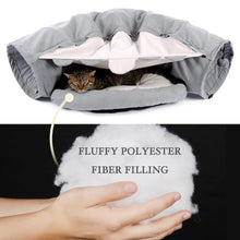 Load image into Gallery viewer, Playful Meow - 3-in-1 Long Curvy Tunnel with Bed &amp; Mat- Review
