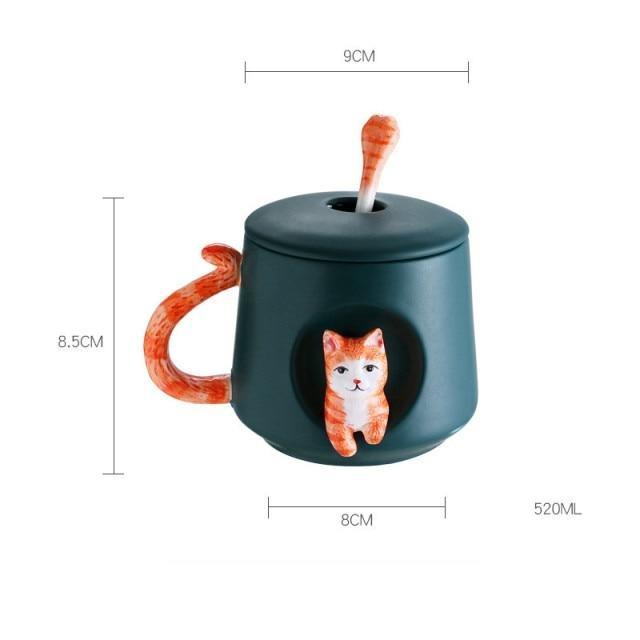 Playful Meow - 3D British Shorthair Ceramic Mug- Review