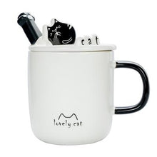 Load image into Gallery viewer, 3D Lovely Cat Mug Set [With Phone Stand Lid]
