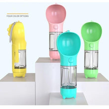 Load image into Gallery viewer, Playful Meow - 4-in-1 Portable Pet Feeder Water Bottle- Review
