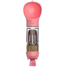 Load image into Gallery viewer, Playful Meow - 4-in-1 Portable Pet Feeder Water Bottle- Review
