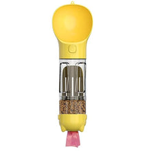Load image into Gallery viewer, Playful Meow - 4-in-1 Portable Pet Feeder Water Bottle- Review
