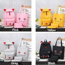 Load image into Gallery viewer, Adorable Cat Ears Bag [4-Piece Set]
