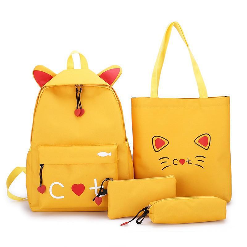 Adorable Cat Ears Bag [4-Piece Set]