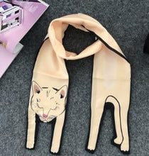 Load image into Gallery viewer, Playful Meow - Adorable Cat Silky Scarf- Review
