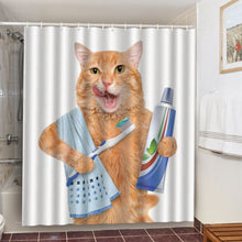Load image into Gallery viewer, Adventurous Cats Shower Curtain
