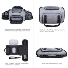 Load image into Gallery viewer, Playful Meow - Airline Approved Expandable Pet Carrier- Review
