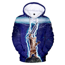 Load image into Gallery viewer, All Mighty Cat Hoodie [Kids and Plus Sizes Available]
