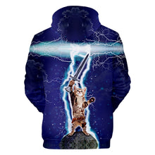 Load image into Gallery viewer, All Mighty Cat Hoodie [Kids and Plus Sizes Available]
