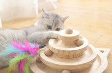 Load image into Gallery viewer, Playful Meow - All Natural Wooden Tower Tracks- Review
