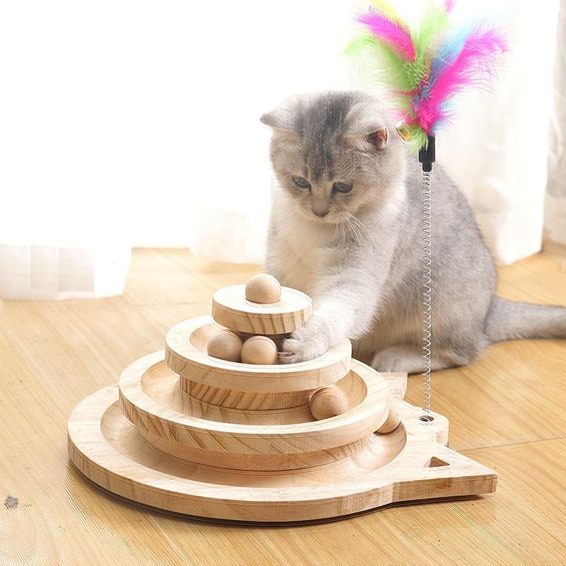 Playful Meow - All Natural Wooden Tower Tracks- Review