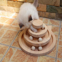 Load image into Gallery viewer, Playful Meow - All Natural Wooden Tower Tracks- Review
