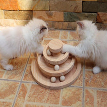 Load image into Gallery viewer, Playful Meow - All Natural Wooden Tower Tracks- Review
