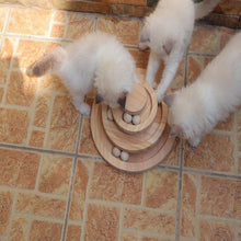 Load image into Gallery viewer, Playful Meow - All Natural Wooden Tower Tracks- Review
