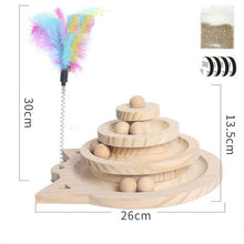 Load image into Gallery viewer, Playful Meow - All Natural Wooden Tower Tracks- Review
