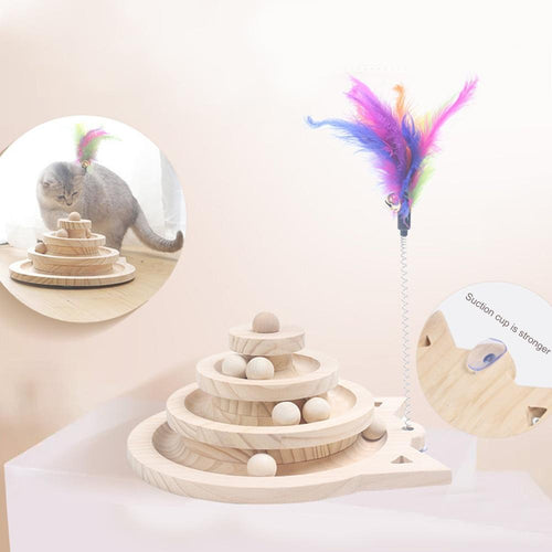 Playful Meow - All Natural Wooden Tower Tracks- Review