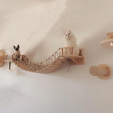 Load image into Gallery viewer, Amusing Wall-Mounted Cat Furniture
