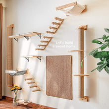 Load image into Gallery viewer, Amusing Wall-Mounted Cat Furniture

