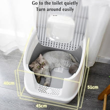 Load image into Gallery viewer, Playful Meow - Anti-Splash Cat Litter Box- Review

