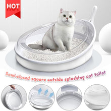 Load image into Gallery viewer, Playful Meow - Anti Splash Cats Litter Box- Review
