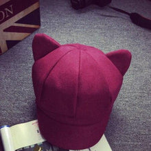 Load image into Gallery viewer, Asuka Cat Ears Beret Cap
