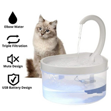 Load image into Gallery viewer, Playful Meow - Automatic Circulating Water Dispenser (with LED night light)- Review
