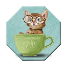 Load image into Gallery viewer, Playful Meow - Automatic Kitty Folding Umbrella- Review

