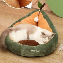 Load image into Gallery viewer, Avocado Cat Bed
