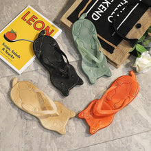 Load image into Gallery viewer, Playful Meow - Beach Cat Flip Flops- Review
