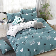 Load image into Gallery viewer, Bedtime With Kitty Bedding Set
