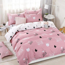 Load image into Gallery viewer, Bedtime With Kitty Bedding Set
