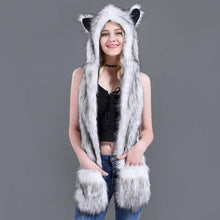 Load image into Gallery viewer, Playful Meow - Big Cat Faux Fur Hat- Review

