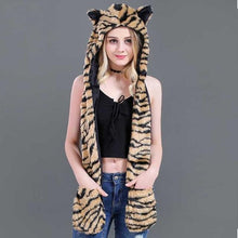 Load image into Gallery viewer, Playful Meow - Big Cat Faux Fur Hat- Review
