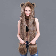 Load image into Gallery viewer, Playful Meow - Big Cat Faux Fur Hat- Review
