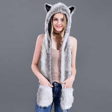 Load image into Gallery viewer, Playful Meow - Big Cat Faux Fur Hat- Review
