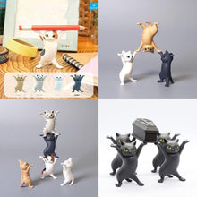 Load image into Gallery viewer, Playful Meow - Black Cat Crew Pen Holder- Review
